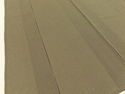平和屋着物＊夏物　お召　紗　縞　正絹　逸品　BAAX6920hj