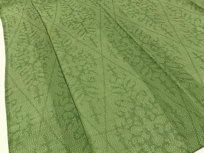 平和屋着物＊夏物　紗紬　菱吉祥文　正絹　逸品　BAAX6921hj