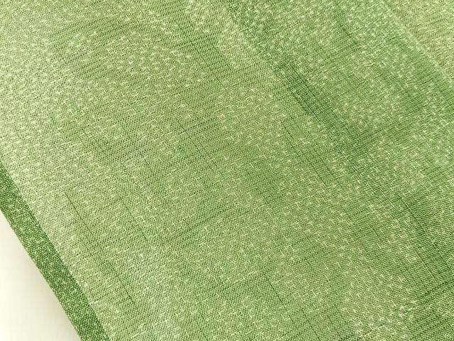 平和屋着物＊夏物　紗紬　菱吉祥文　正絹　逸品　BAAX6921hj