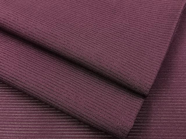 平和屋着物＊夏物　色無地　絽　紫鳶色　正絹　逸品　BAAX6923hj
