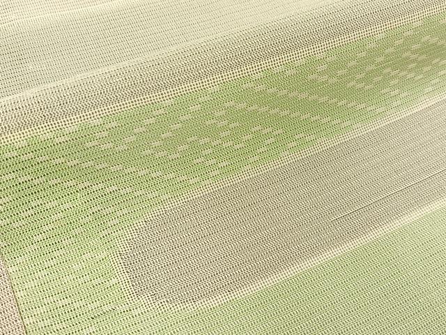 平和屋着物＊夏物　小紋　絽　エ霞有職文　ロング丈　正絹　逸品　BAAX6926hj