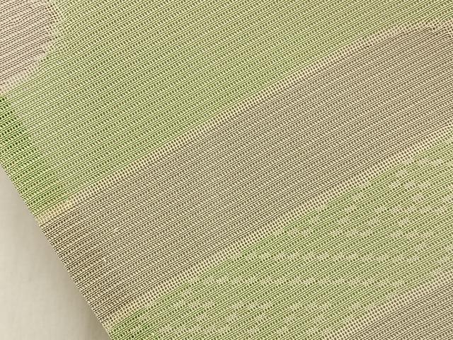 平和屋着物＊夏物　小紋　絽　エ霞有職文　ロング丈　正絹　逸品　BAAX6926hj