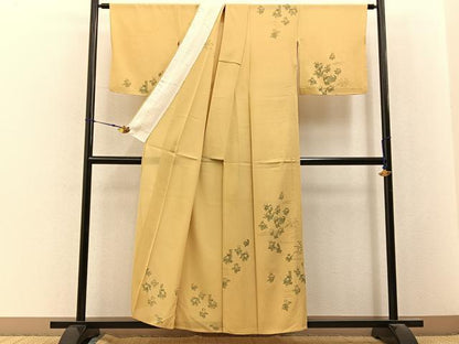 平和屋着物＊夏物　訪問着　絽　手描き　人物文　正絹　逸品　BAAX6930hj