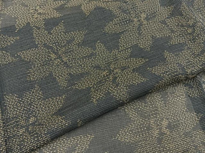 平和屋着物＊夏物　紗紬　花尽し　正絹　逸品　BAAX6938hj
