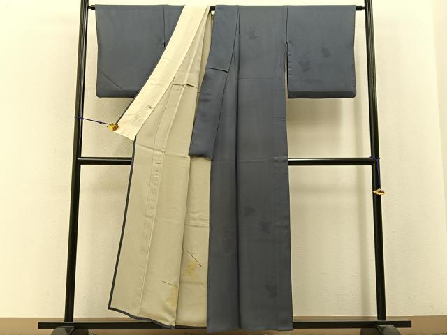 平和屋着物▽訪問着　無双　紗袷　紗×絽　童子遊び　正絹　逸品　BAAX6945hj