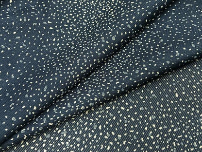 平和屋着物＊夏物　小紋　絽　あられ文様　洗える着物　BAAX6950hj