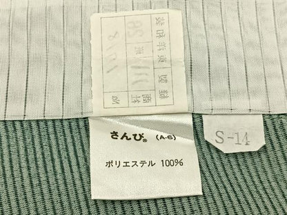 平和屋着物＊夏物　小紋　絽　萩　さんび謹製　洗える着物　BAAX6954hj