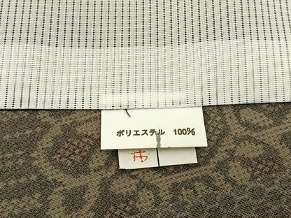 平和屋着物＊夏物　小紋　紗　正倉院花文　洗える着物　BAAX6956hj