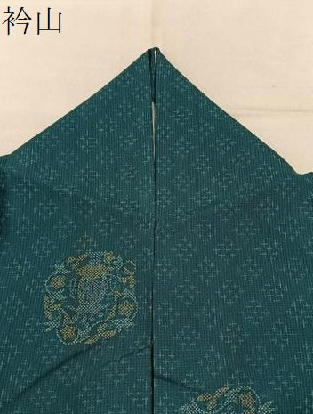 平和屋着物＊夏物　小紋　紗　更紗花鳥文　洗える着物　BAAX6966hj