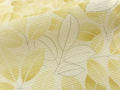 平和屋着物＊夏物　小紋　絽　草葉尽くし　洗える着物　BAAX6967hj