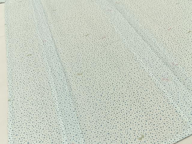 平和屋着物＊夏物　小紋　絽　舞蝶文　洗える着物　BAAX6974hj