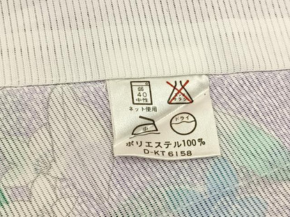 平和屋着物＊夏物　小紋　絽　枝花文　洗える着物　BAAX6986hj