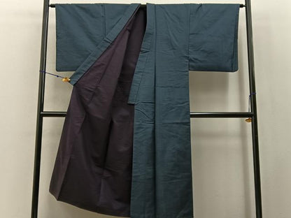 平和屋着物■男性　本場大島紬　アンサンブル　100亀甲　総詰め　羽裏：富士　正絹　逸品　BAAX6990hj