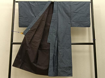 平和屋着物■男性　本場大島紬　アンサンブル　80亀甲　総詰め　正絹　逸品　BAAX6993hj