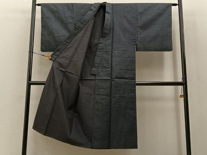 平和屋着物■男性　本場大島紬　亀甲文様　正絹　逸品　BAAX7000hj
