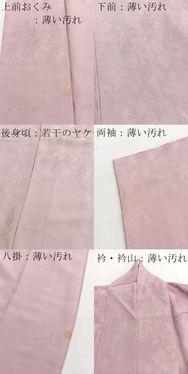 平和屋着物■上質な色無地　樹林地紋　虹色　正絹　逸品　BAAX7002hv