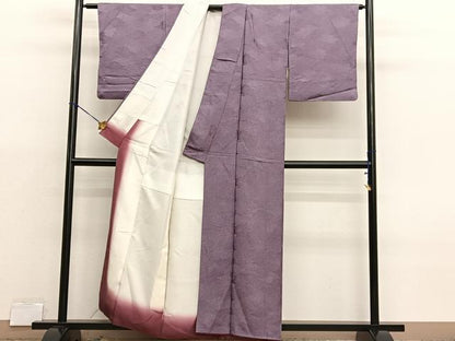平和屋着物■江戸小紋　松皮菱　青海波　正絹　逸品　BAAX7012hv