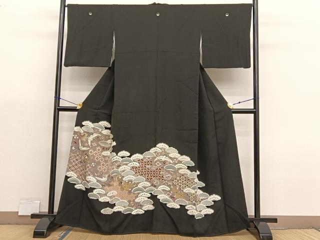 平和屋着物■豪華黒留袖　宝尽くし　金彩　正絹　逸品　BAAX7021hv