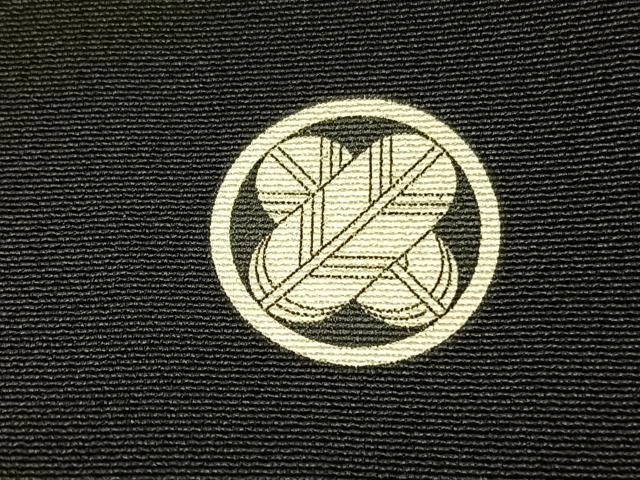 平和屋着物■豪華黒留袖　駒刺繍　扇面人物文　金銀彩　正絹　逸品　BAAX7023hv