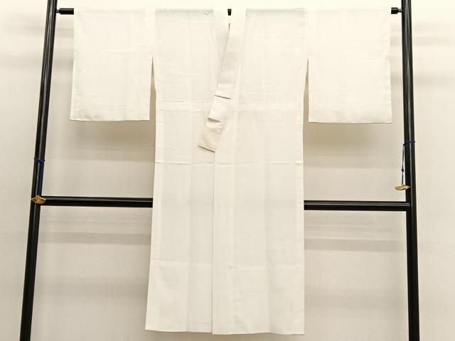 平和屋着物■長襦袢　無双仕立て　エ霞地紋　正絹　逸品　BAAX7030hv