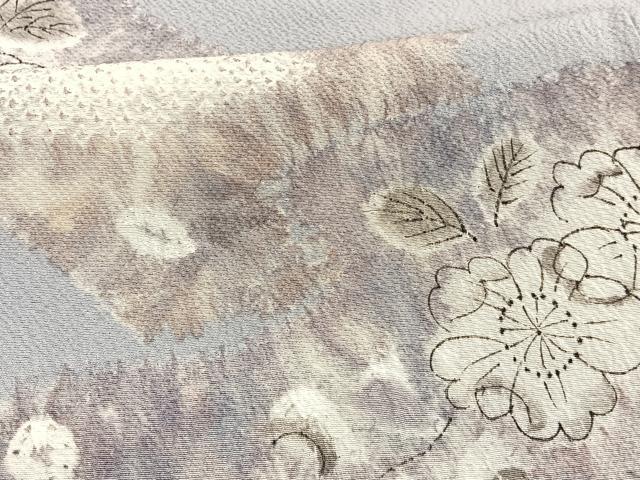 平和屋着物■訪問着　辻が花　絞り　正絹　逸品　BAAX7031hv