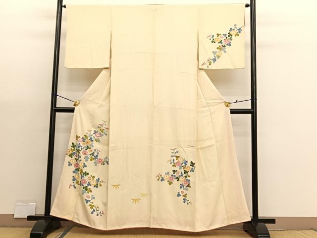 平和屋着物■訪問着　菊　金彩　正絹　逸品　BAAX7032hv
