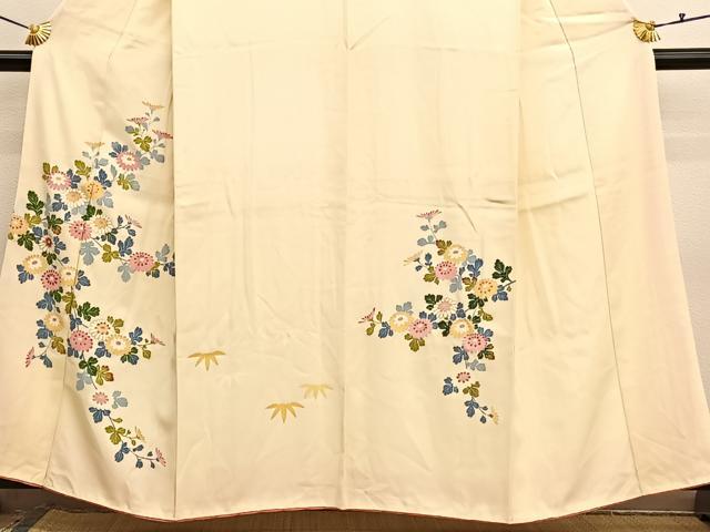 平和屋着物■訪問着　菊　金彩　正絹　逸品　BAAX7032hv