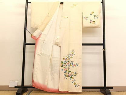 平和屋着物■訪問着　菊　金彩　正絹　逸品　BAAX7032hv
