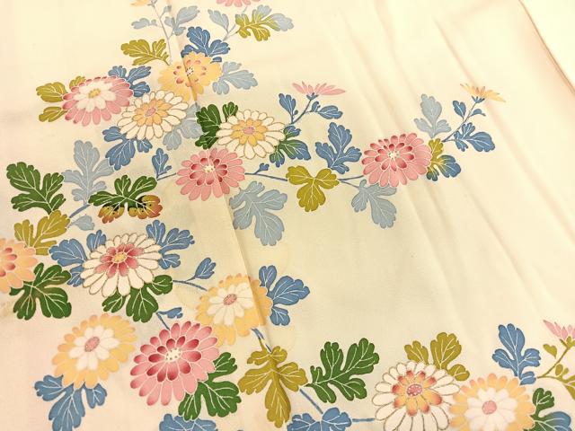 平和屋着物■訪問着　菊　金彩　正絹　逸品　BAAX7032hv