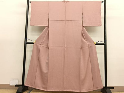 平和屋着物■江戸小紋　作家物　紗綾形地紋　極鮫小紋　正絹　逸品　BAAX7055hv