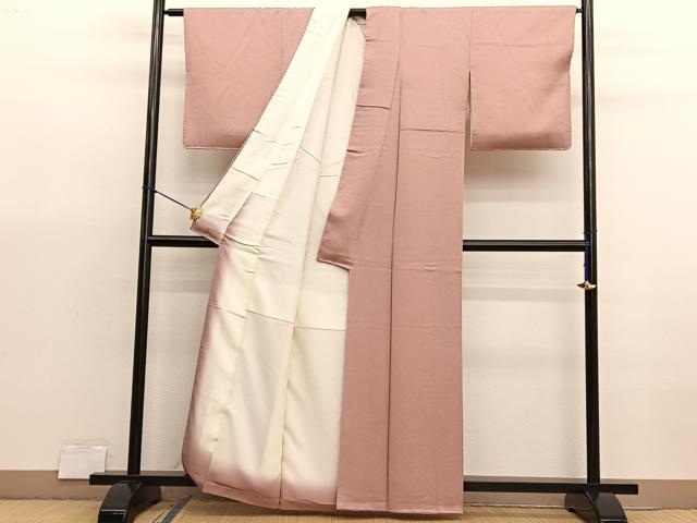 平和屋着物■江戸小紋　作家物　紗綾形地紋　極鮫小紋　正絹　逸品　BAAX7055hv