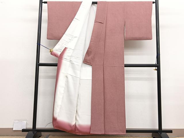 平和屋着物■江戸小紋　寺山存男作　鮫小紋柄　反端付き正絹　逸品　BAAX7063hv