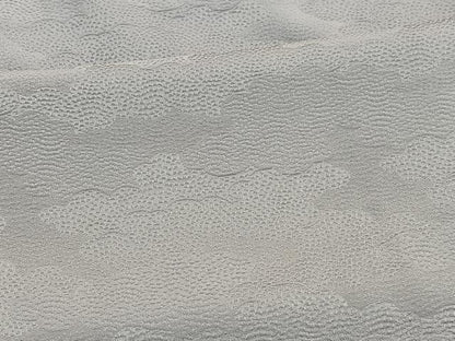 平和屋着物■上質な色無地　瑞雲地紋　蕎麦切色　正絹　逸品　BAAX7071hv