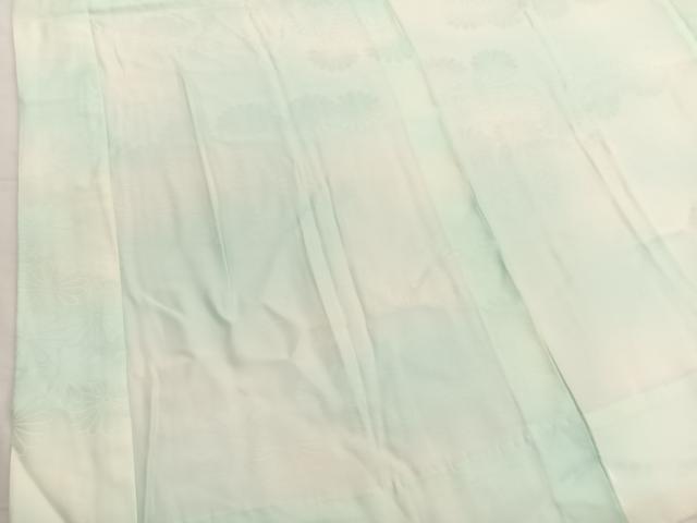 平和屋着物■長襦袢　無双仕立て　菊地紋　暈し染め　正絹　逸品　BAAX7073hv