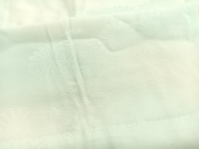 平和屋着物■長襦袢　無双仕立て　菊地紋　暈し染め　正絹　逸品　BAAX7073hv