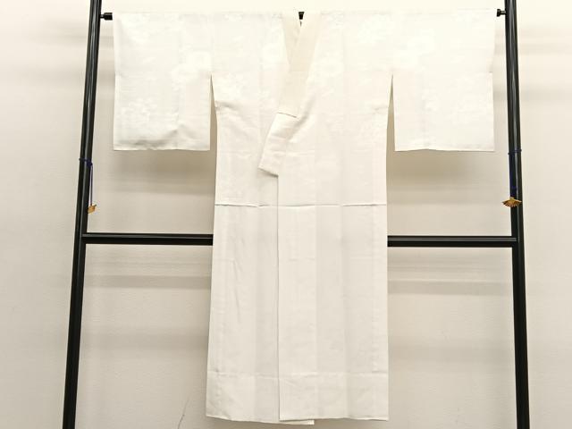 平和屋着物■長襦袢　無双仕立て　立波花地紋　洗える着物　BAAX7074hv