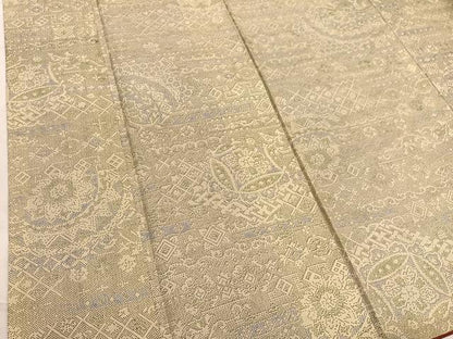 平和屋着物■本場染大島紬　飾花文　正絹　逸品　BAAX7080hv