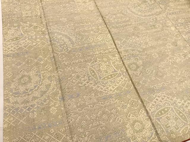 平和屋着物■本場染大島紬　飾花文　正絹　逸品　BAAX7080hv