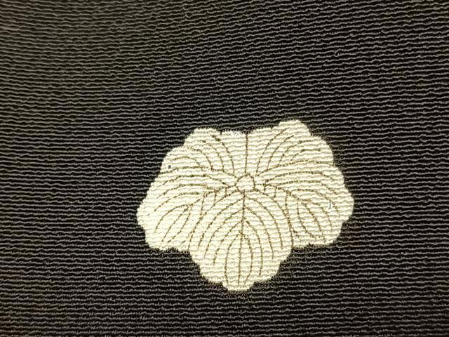平和屋着物■豪華黒留袖　刺繍　浜松樹林文　暈し染め　金彩　正絹　逸品　BAAX7086hv