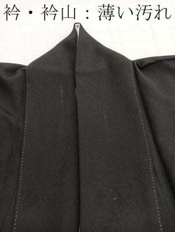 平和屋着物■豪華黒留袖　飛鶴宝尽くし花文　金彩　正絹　逸品　BAAX7090hv