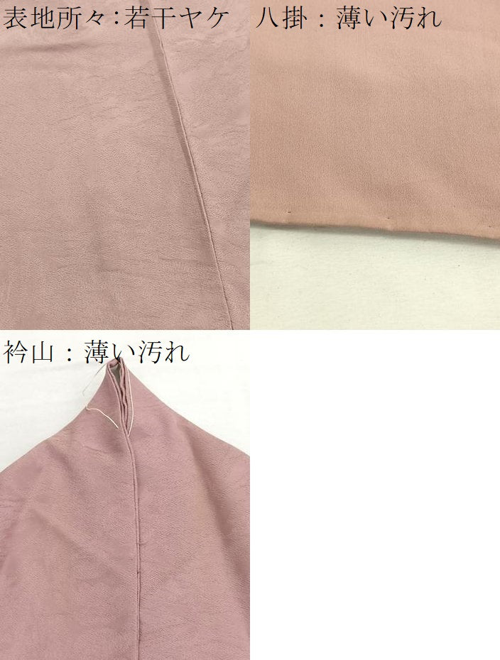 平和屋着物■上質な色無地　ときがら茶色　正絹　逸品　BAAX7091hv