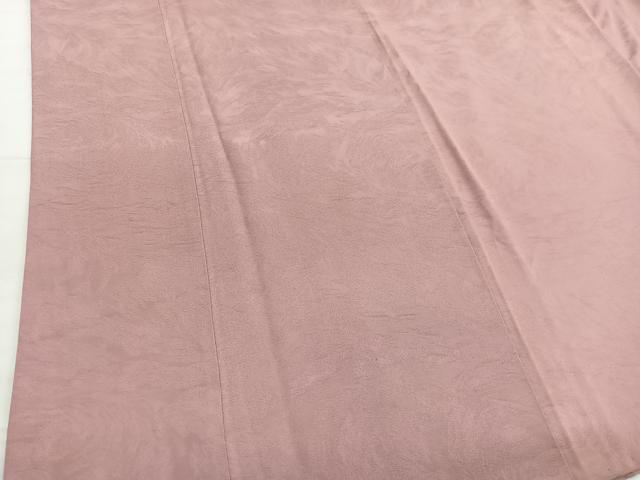平和屋着物■上質な色無地　ときがら茶色　正絹　逸品　BAAX7091hv