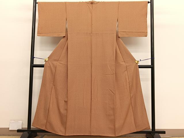 平和屋着物■江戸小紋　捻梅　正絹　逸品　BAAX7098hv