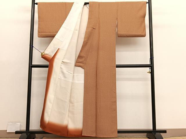 平和屋着物■江戸小紋　捻梅　正絹　逸品　BAAX7098hv
