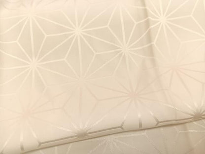 平和屋着物■長襦袢　無双仕立て　麻の葉地紋　正絹　逸品　BAAX7101hv