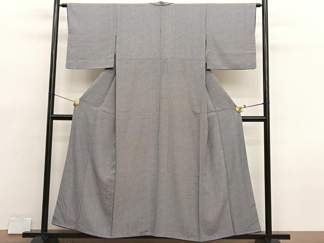 平和屋着物■江戸小紋　鹿の子文様　正絹　逸品　BAAX7103hv