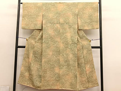 平和屋着物■上質な小紋　型染め　御所解文　暈し染め　正絹　逸品　BAAX7110hv