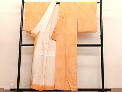 平和屋着物■上質な小紋　瑞雲地紋　暈し染め　正絹　逸品　BAAX7111hv