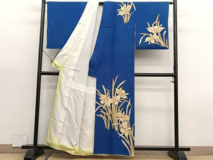 平和屋着物■訪問着　カトレア　正絹　逸品　BAAX7113hv