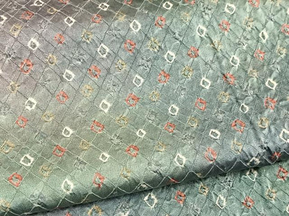 平和屋着物■上質な小紋　総絞り　霞文　暈し染め　正絹　逸品　BAAX7115hv